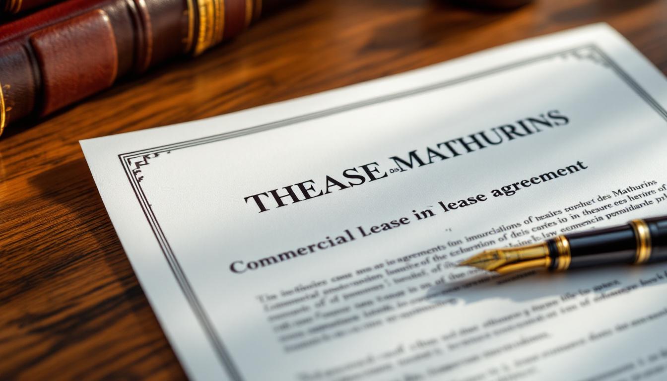 Bail commercial du Theatre des Mathurins : analyse