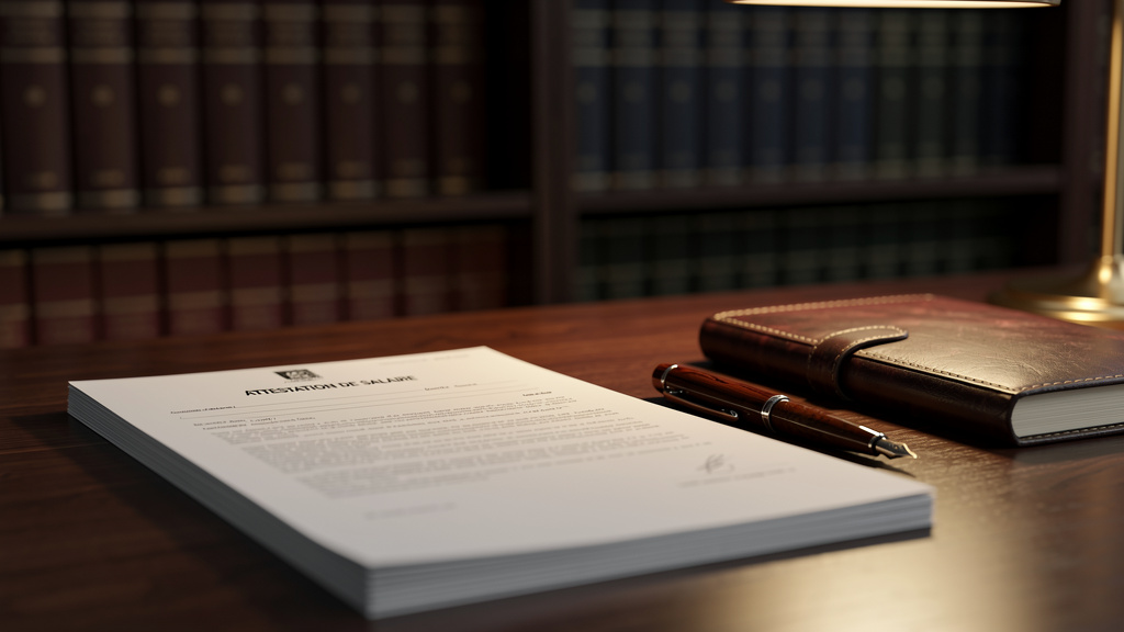 Quelles informations inclure dans l'attestation de salaire accident de travail